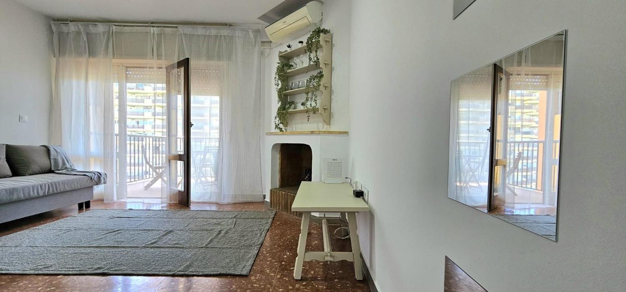 Ferienwohnung Pequeno Apartamento Con Vistas Al Mar Roquetas de Mar Exterior foto