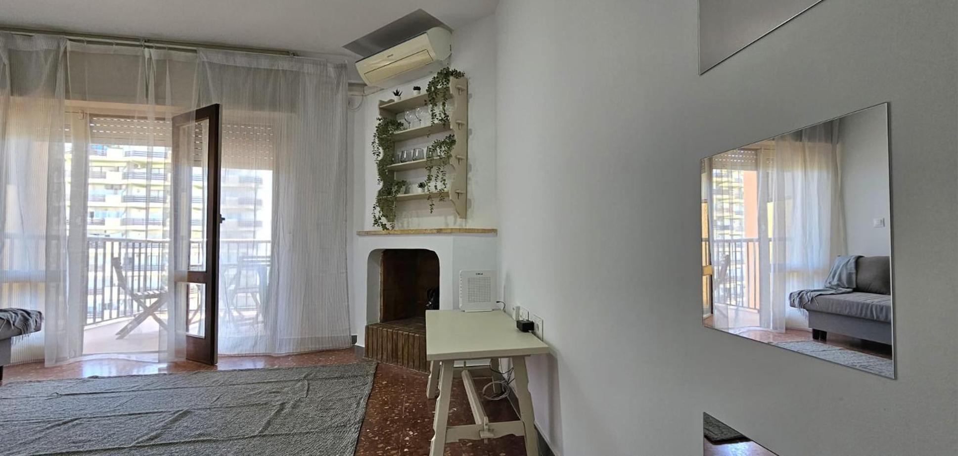 Ferienwohnung Pequeno Apartamento Con Vistas Al Mar Roquetas de Mar Exterior foto