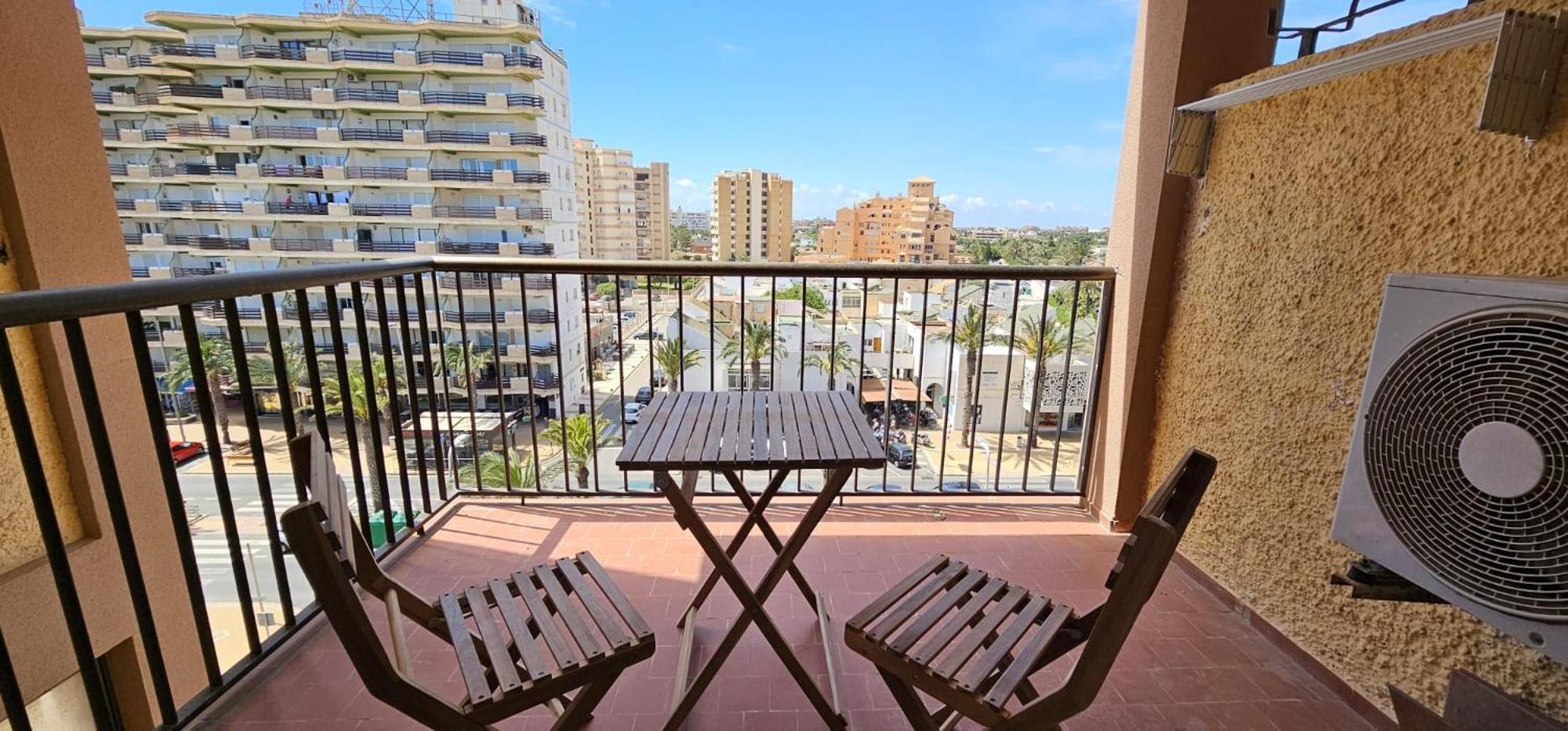 Ferienwohnung Pequeno Apartamento Con Vistas Al Mar Roquetas de Mar Exterior foto