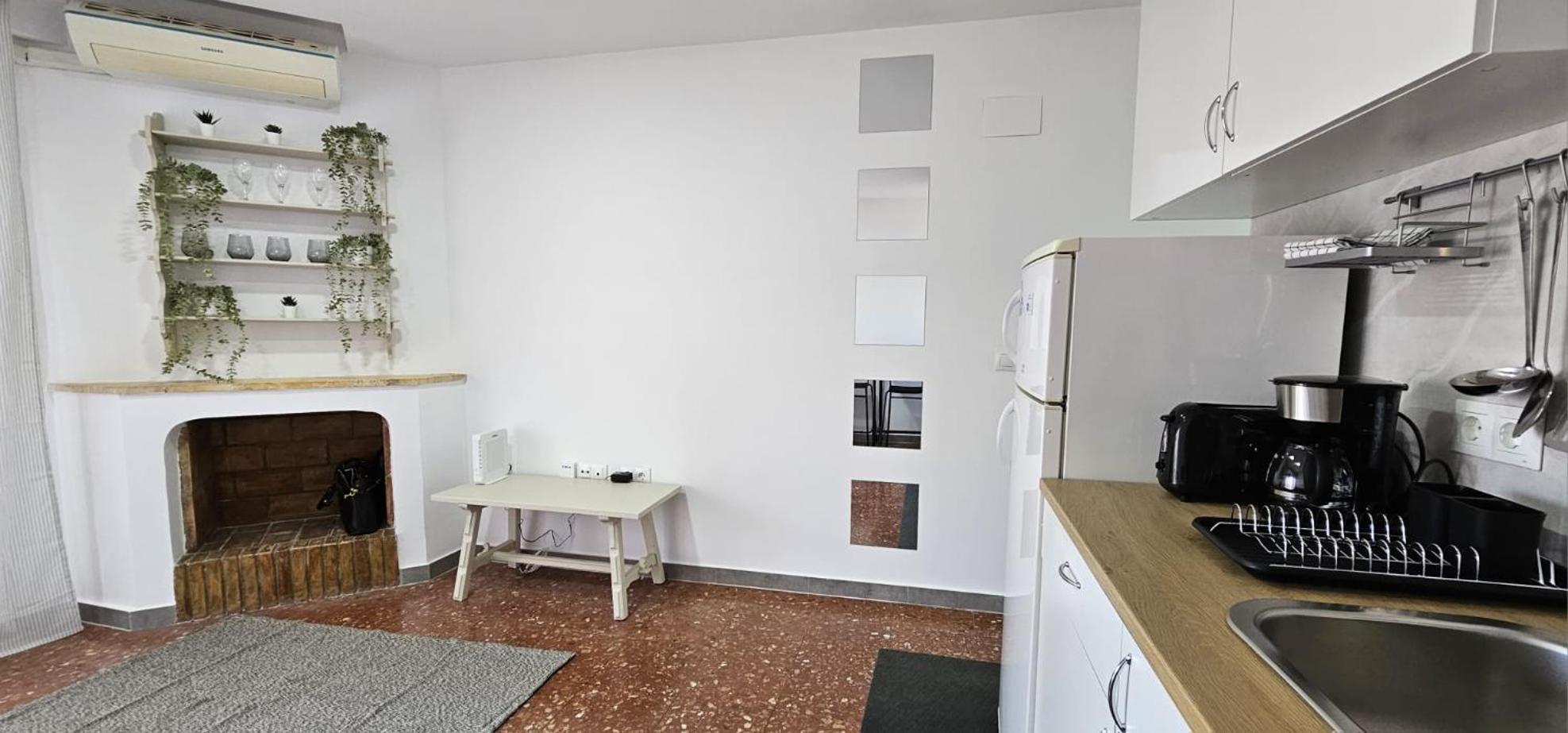 Ferienwohnung Pequeno Apartamento Con Vistas Al Mar Roquetas de Mar Exterior foto